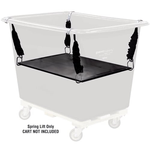 Royal Basket Spring Platform Lift to Fit 8 Bushel Poly Trucks (PSN), Black